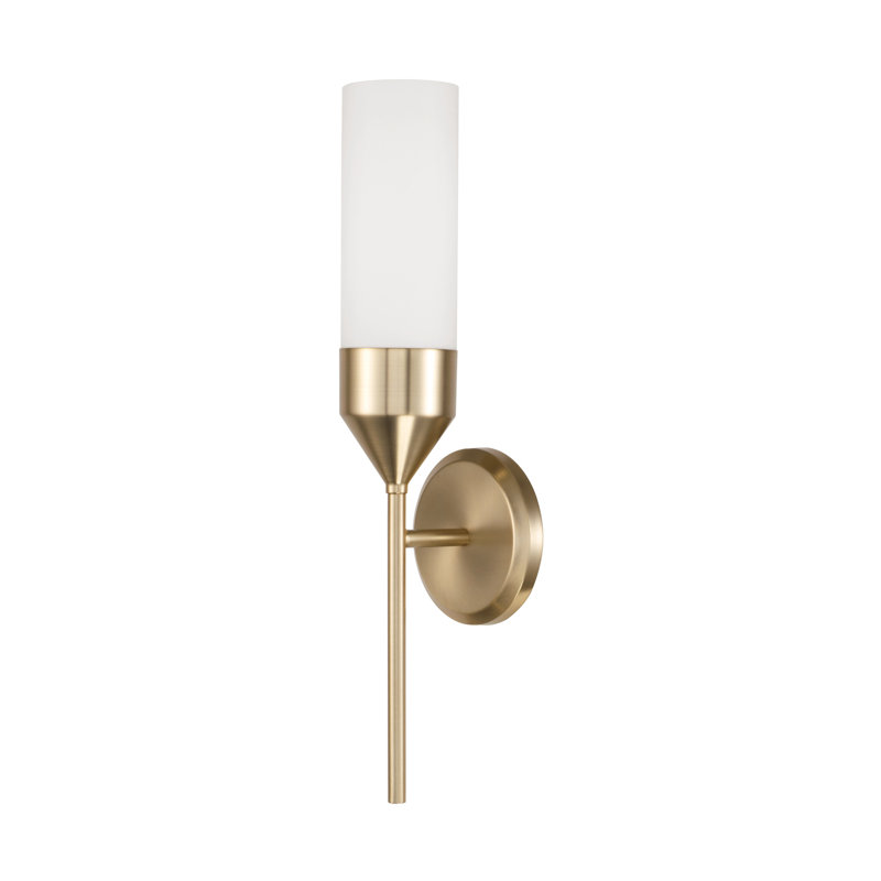 Devon Steel Wallchiere, Matte Brass