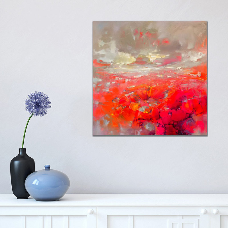 Molecular Bonds 1 Piece Painting on Canvas, 45.72 cm H x 45.72 cm W x 1.91 cm D, Wrapped Canvas