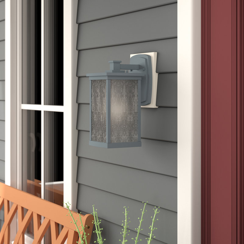 Ina Aluminum Wall Light, Bronze, 16" H x 8" W x 9.5" D