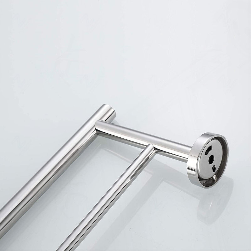 Ensemble de quincaillerie de porte-serviettes de salle de bain 5 pièces, Chrome chrome