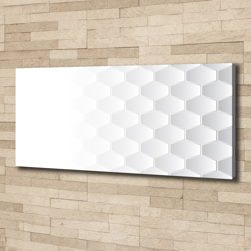 Hexagons Background - No Frame Print on Canvas