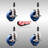 Solid Poly Swivel Caster with Brake