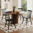 Phaong 17" Wide Mid-Century Modern Windsor Back Wood Modern Dining Chairs-138171742