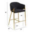 Tabourets de bar en tissu Teddy Boucle-277536215-277536206