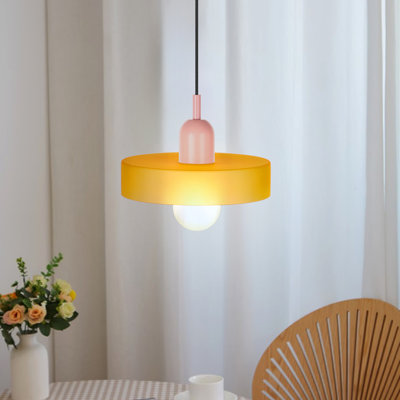 1 - Light Natural Geometric Pendant