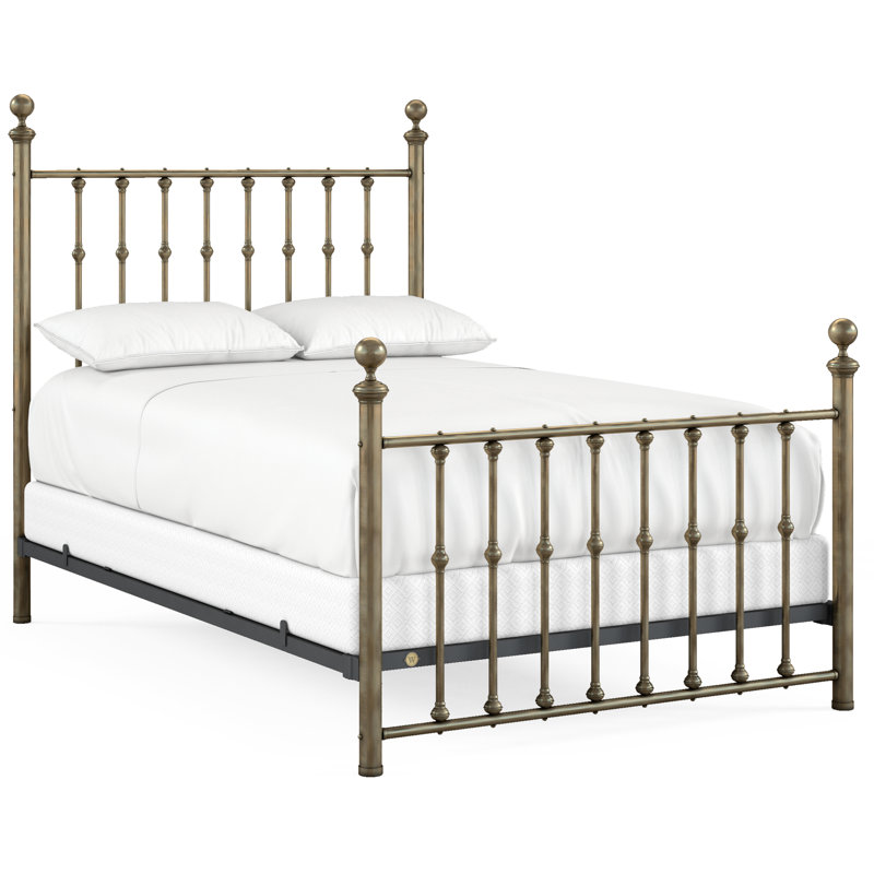 104 Palisade Bed | Complete Standard, Full, Aged Brass Lacquered