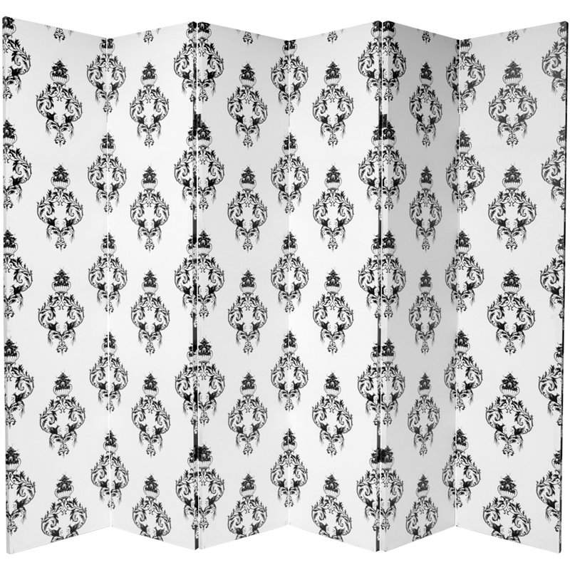Cloison pliante Adja, 6, Black/White