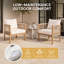 Ensemble de 2 chaises d'appoint d'extérieur en rotin-133572395