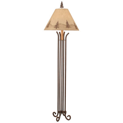 Ridgway 62'' Rust Traditional Floor Lamp