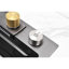 Lavabo à cascade avec évier pour cuisine en acier inoxydable 304 304