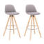 Ayala Upholstered and Faux Leather Bar Stool with Solid Wood Frame-729140159-550485108