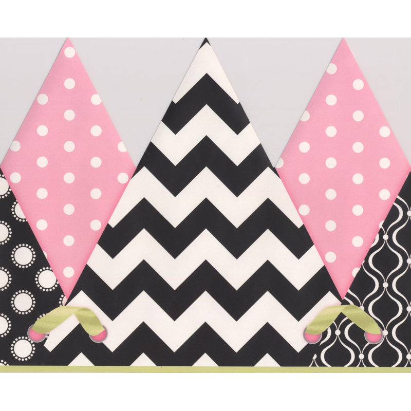 Bordure abstraite à triangles