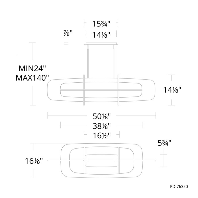 Vesta 1 - Light LED Pendant