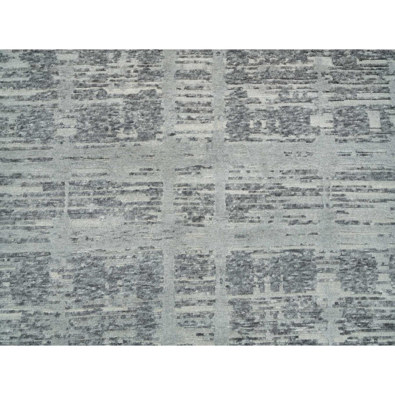 Tapis unique gris 6 pi 1 po x 9 pi 2 po Renya