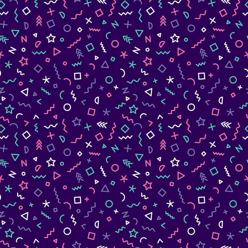 Tieton Geometric Shapes - Wrapped Canvas Print, 30cm H x 30cm W x 3.8cm D
