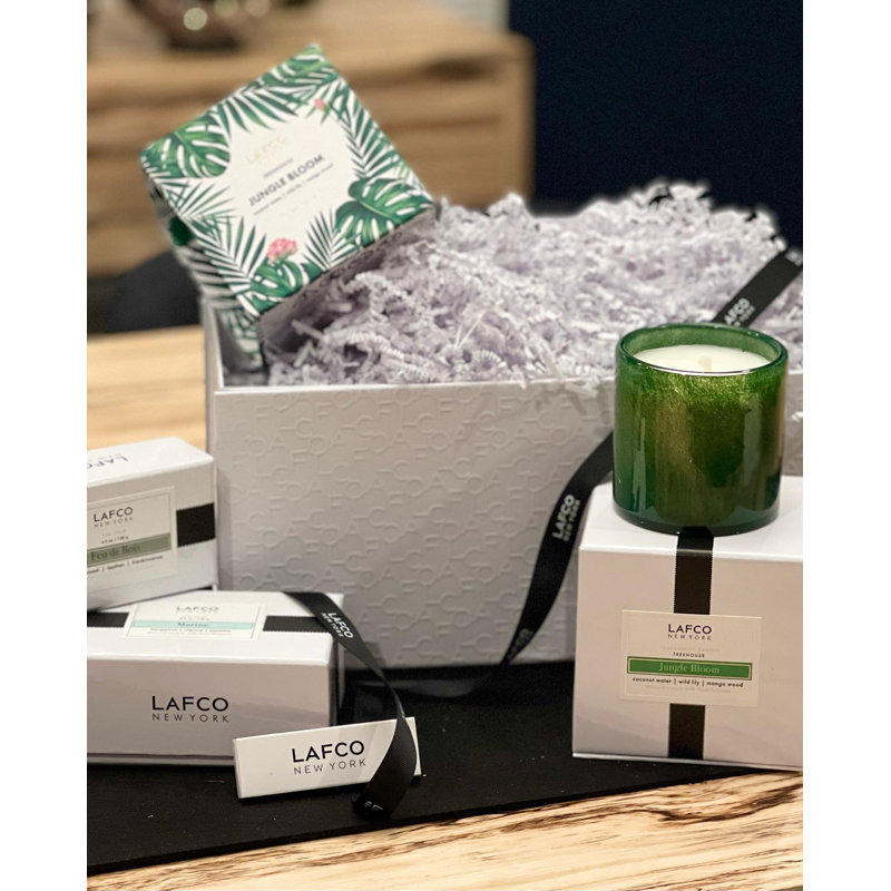 House and Home 15.5oz Jungle Bloom Signature Candle - Treehouse, 15.5 oz.
