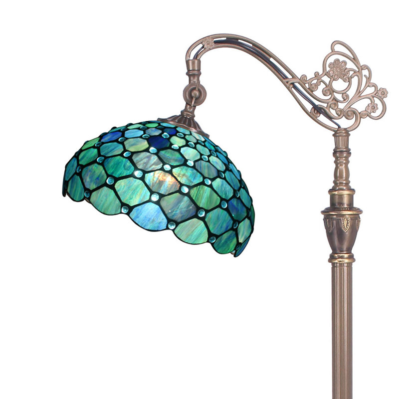 Lampe sur pied arquée 65 po Tiffany