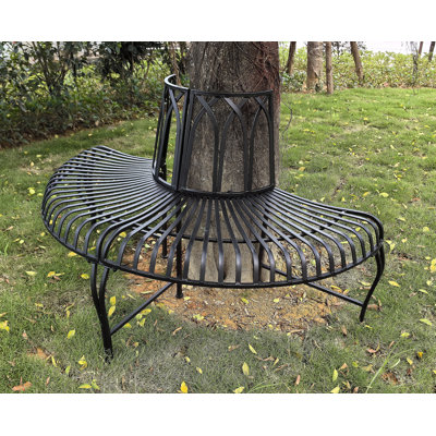 Tree Wrap Garden Bench Semi-Circle by Hi-Line Gift Ltd.