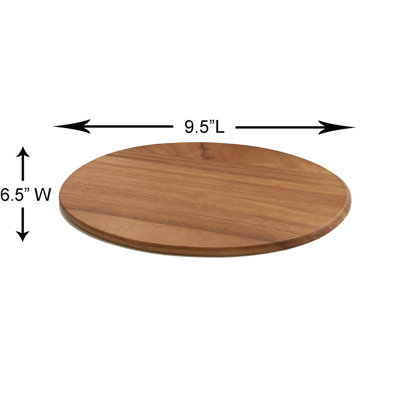Paddle Board With 2 Dip Cups And 5 Serving Trays, 7 Piece Set