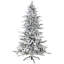 Arbre de Noël artificiel pin artificiel pré-éclairé Real Touch Elite Calgary - DEL bicolore-108141720