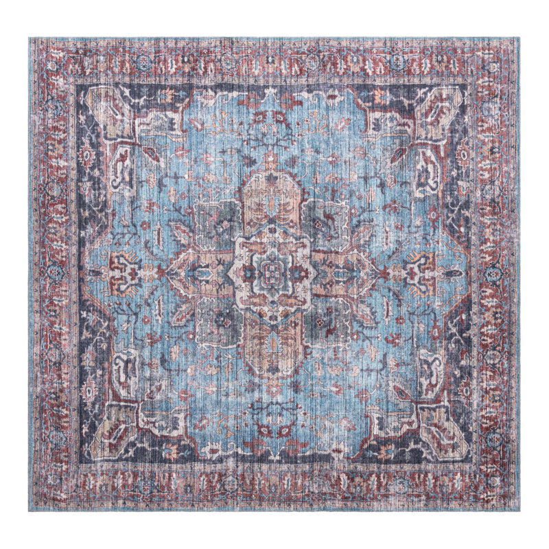 Heffington Oriental Indoor Rug, Square 10'6" x 10'6"