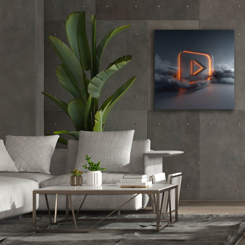  «Dream Play Button» par Ann Klee, art mural sur toile, 12 po x 12 po, H 37 po x l 37 po