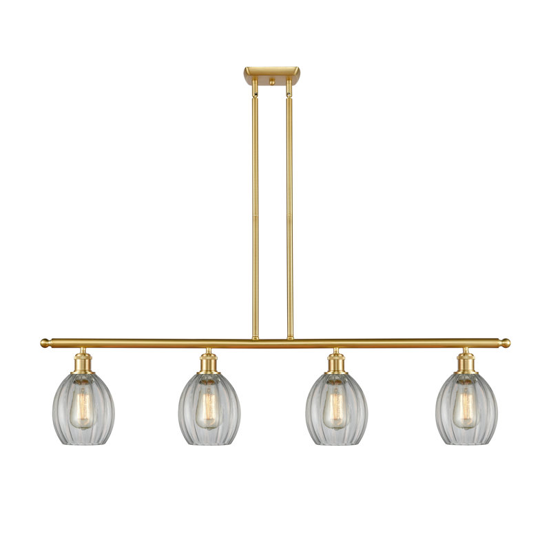 Bolduc 4 - Light Kitchen Island Pendant, Satin Gold