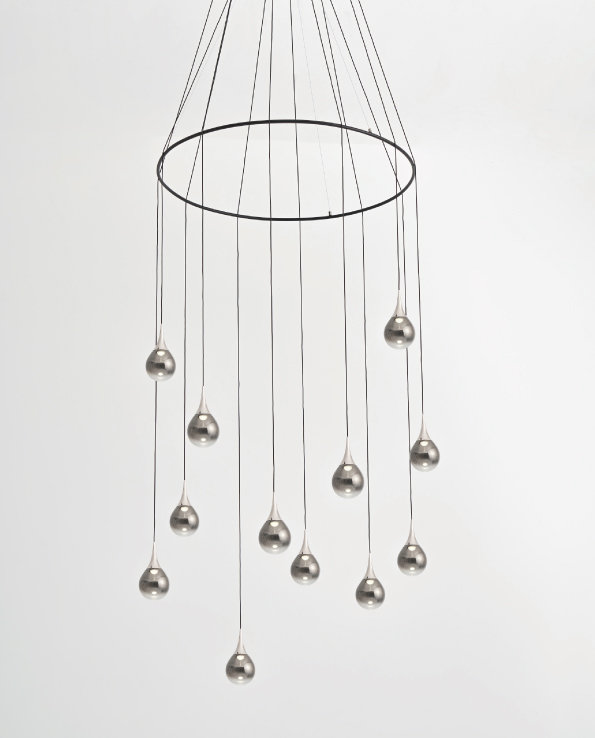 Paopao 12 - Light Pendant, Chrome