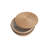 Round Seagrass Drum Coffee Table Ottoman With Storage