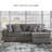 Gardiner 101'' Upholstered Sofa & Chaise