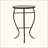 Transitional Mosaic Tile Side Table With Durable Metal Frame For Elegant Outdoor And Indoor Use