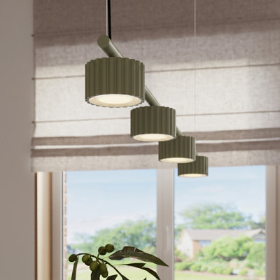 Chandelier AURA 4 white Gx53