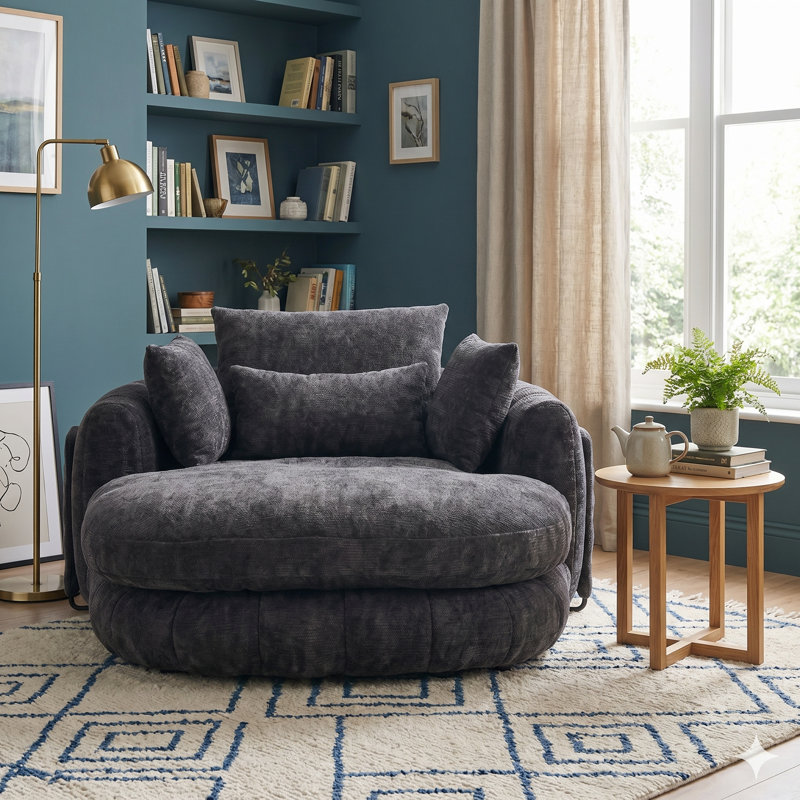 1 Seater Cotton Blend Sofa