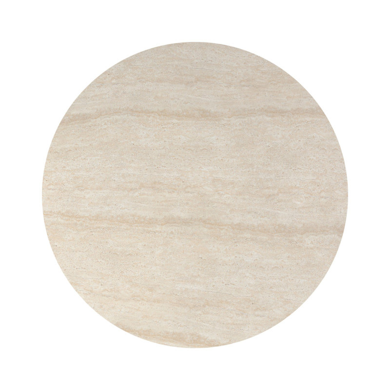 Macalaster Dining Table-Faux Travertine