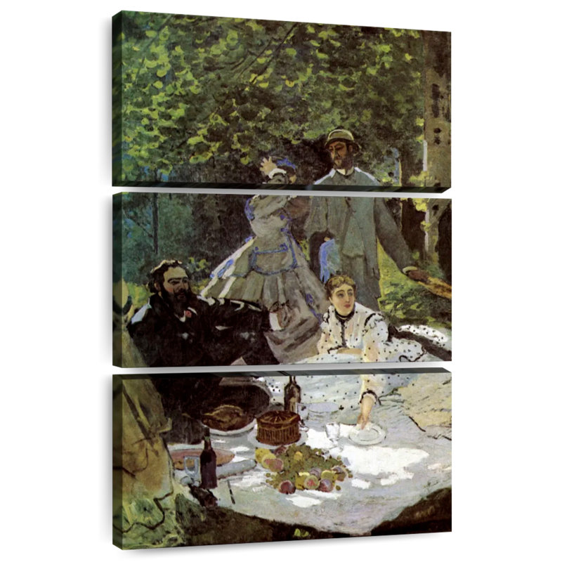 Le Dejeuner Sur L'Herbe 1865-1866, 65" H x 42" W