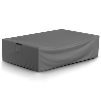 Patio Furniture Set Cover, Heavy-duty Waterproof Outdoor Furniture Cover, Patio Dining Set Cover, Gray by Arlmont & Co.