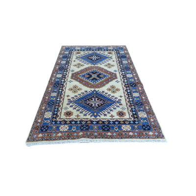 Annajoy One-of-a-Kind 4'11" X 7'11" Wool Area Rug in Ivory
