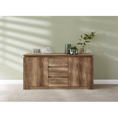 Allred 119 Cm Wide 3 Drawer Sideboard