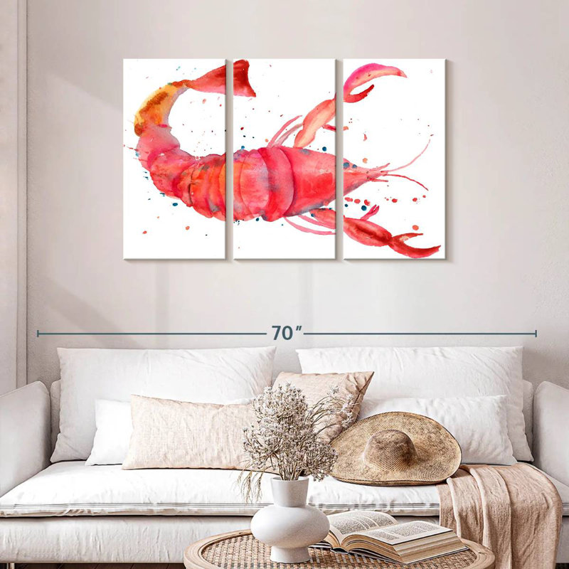 Homard rouge Brampt, H 28 po x l 45 po