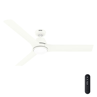 Ventilateur de plafond 60 po avec éclairage à DEL et télécommande portable Hunter