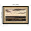 Grand paysage rétro, art mural encadré 20 po x 28 po, paysage de ferme naturelle, décor rétro pour bar à domicile, cuisine, lueur texturée avec dimension tactile