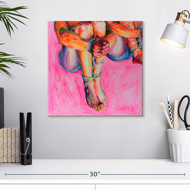 Leisha The Agonizing Suspense, 16" H x 16" W
