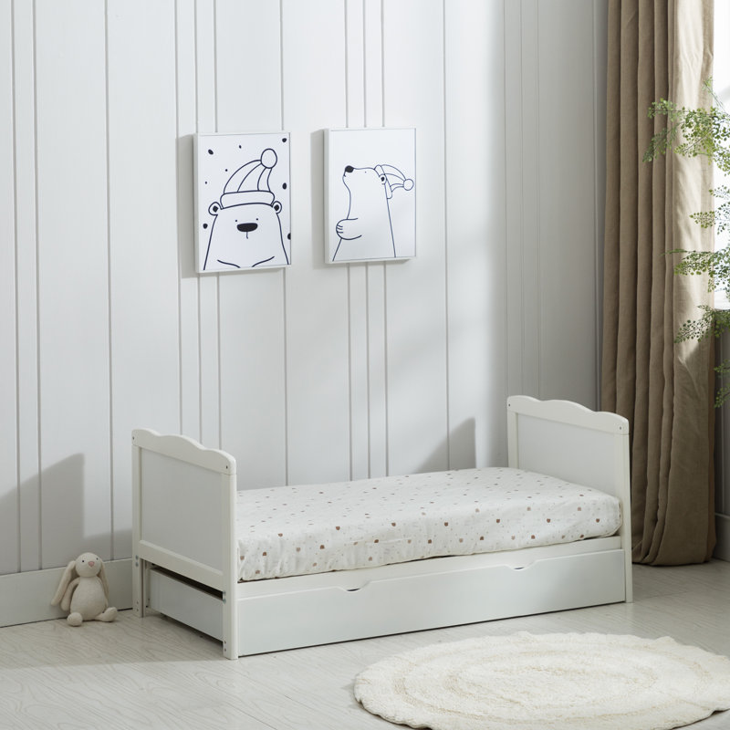 Draper Cot Bed, White