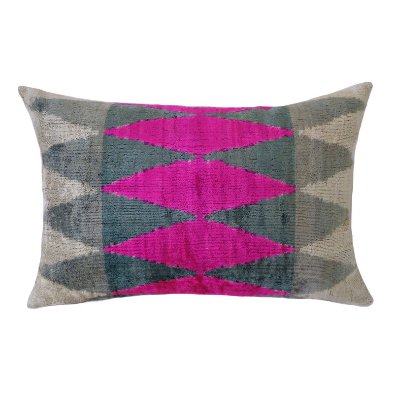 Frye Feather Throw Pillow, Geometric 6