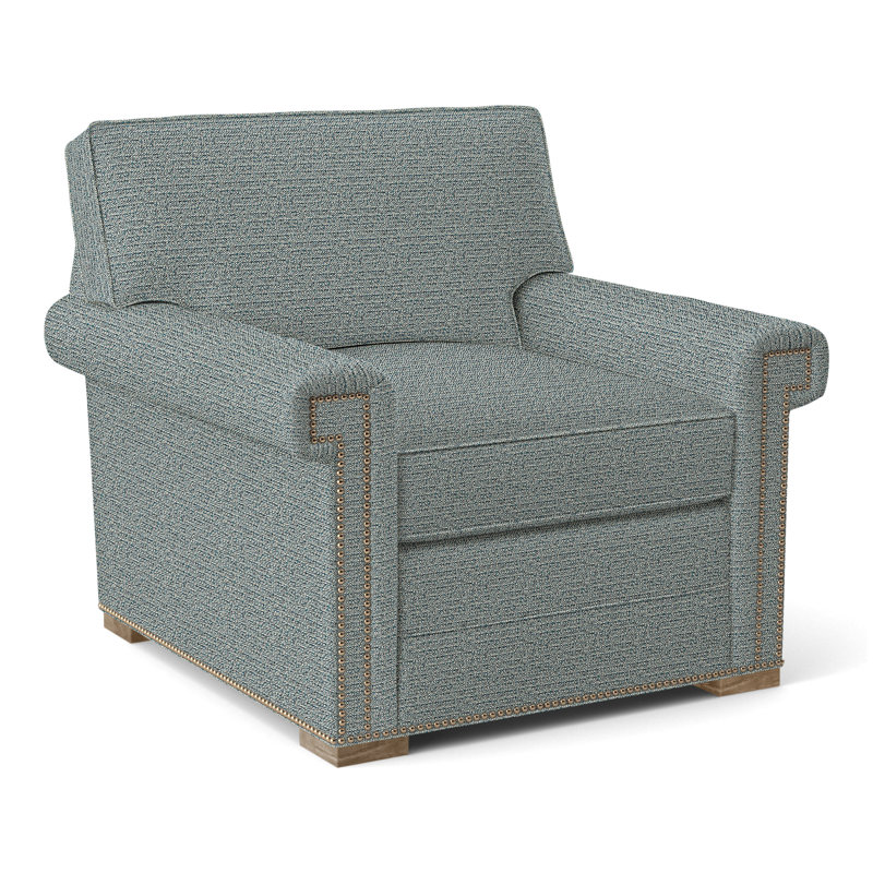 Fauteuil 36 po Davidson, Oui, Cobalt Tuck, Hampton