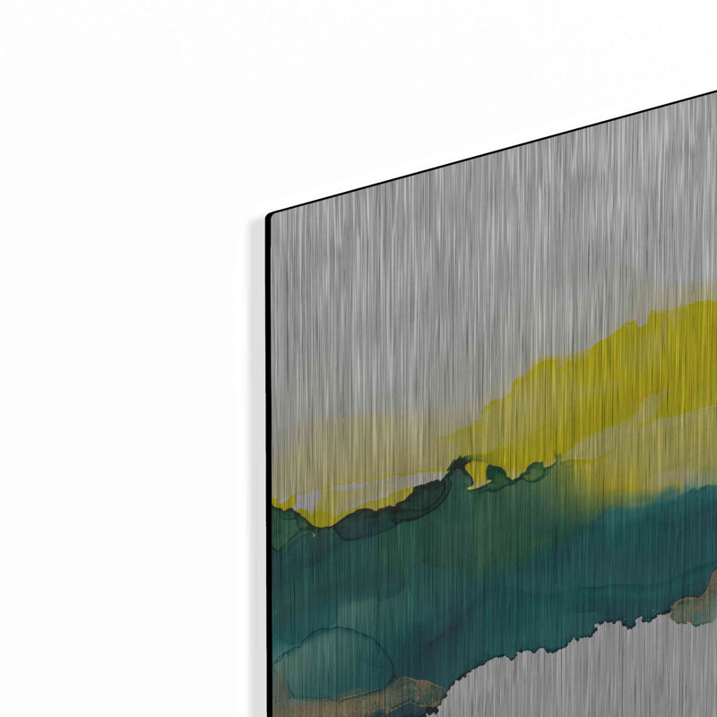 Brayden Studio «Sunrise» par Chris Paschke, art mural en métal, H 12 po x l 16 po