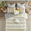 Housse de couette en coton 3 pièces avec garniture multicolore tendance-124576450