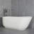 66.90'' x 31.50'' Freestanding Soaking Solid Surface Bathtub