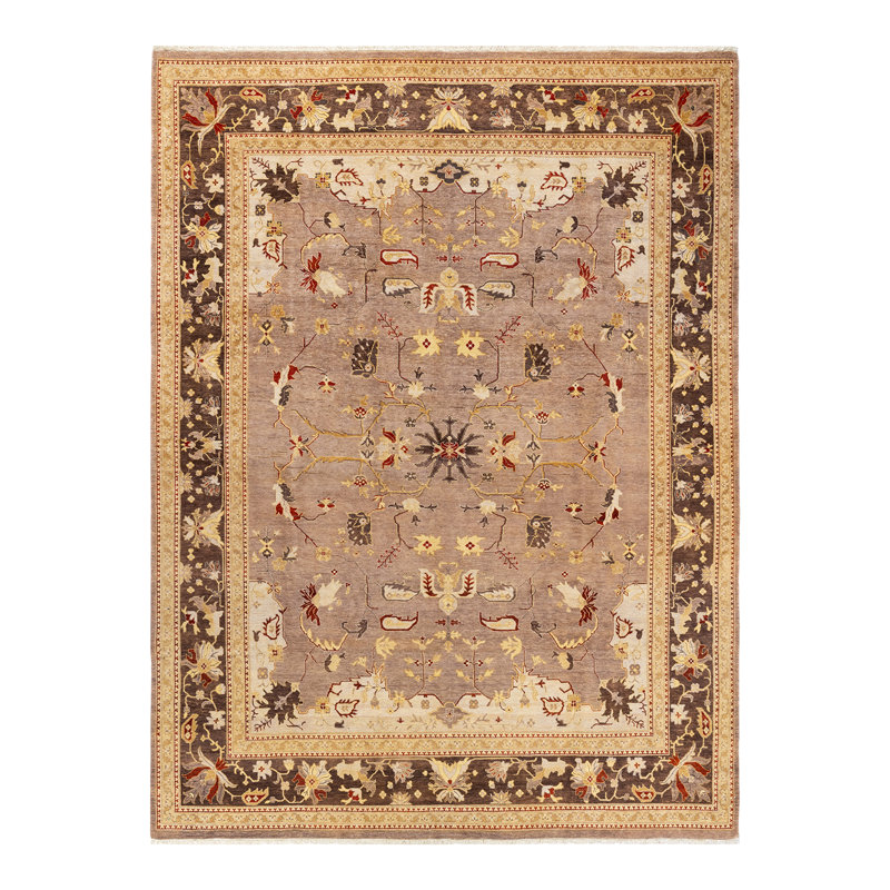 Velisha One-of-a-Kind 8' 10" x 12' 2" Hand Knotted Area Rug