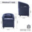 Ensemble de 1 fauteuil de salle à manger en chenille avec coussin de dossier et roues universelles-327394962
